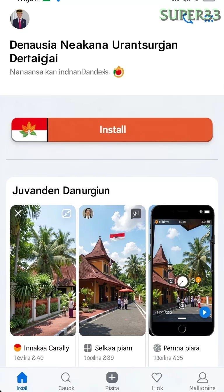 Cuplikan layar KOMBO88 — halaman utama